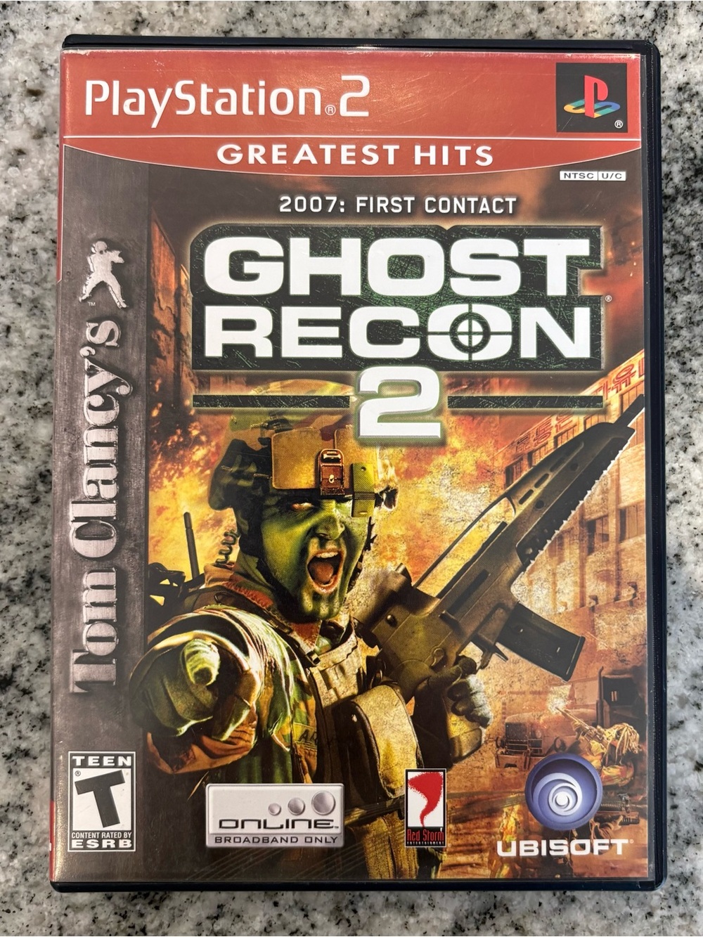 Tom Clancy’s Ghost Recon 2 (PlayStation 2, 2005) PS2 Greatest Hits No Manual